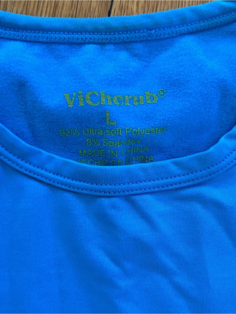 Kids Size Large Boys 8-10 Blue ViCherub base layer lined underwear set